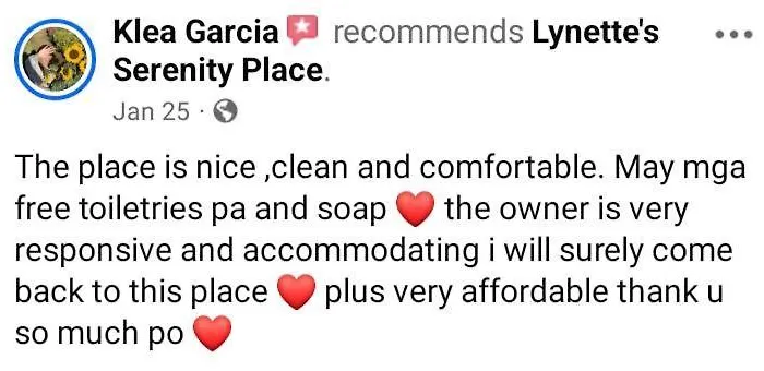 Trees Residences Lynnette's Place 2* Manila